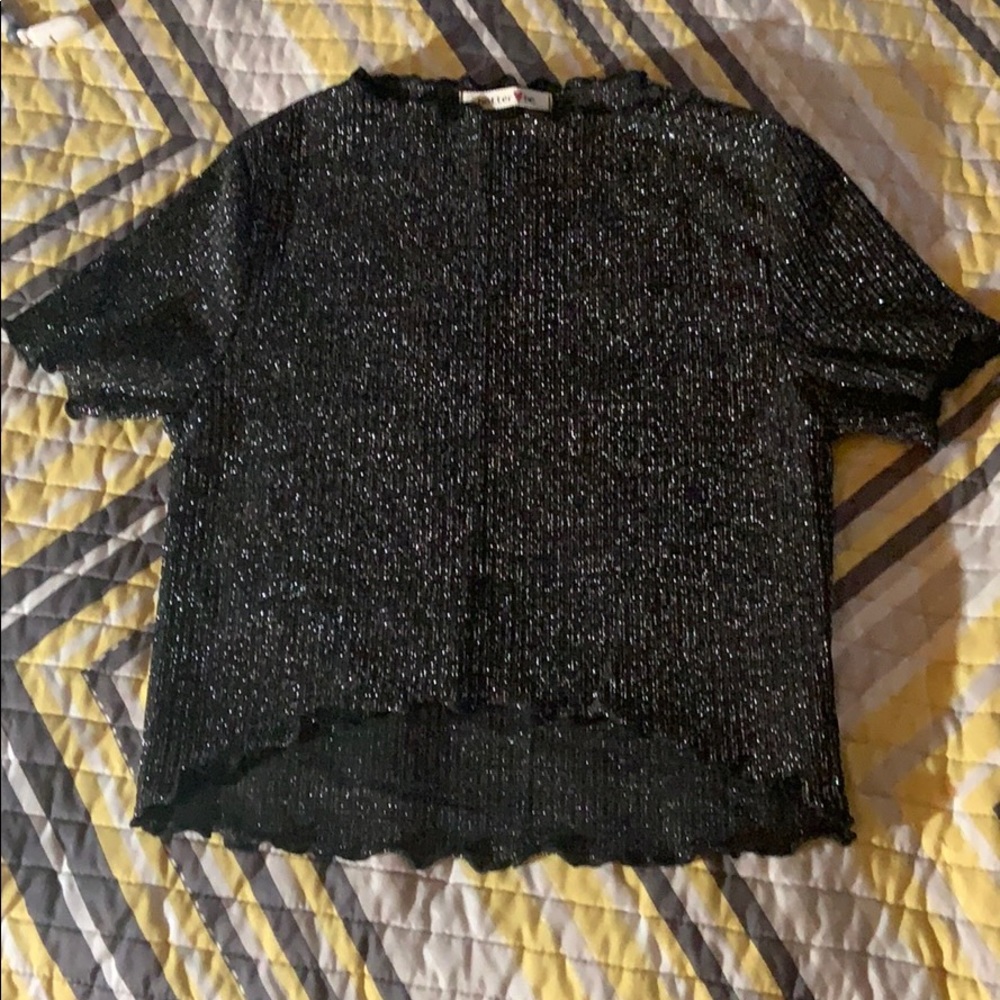sparkle crop top